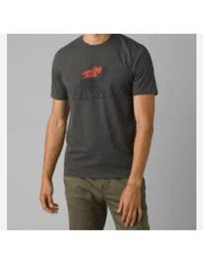 New Prana Buck wild journeyman shirt  charcoal heather gray, mens S or youth…
